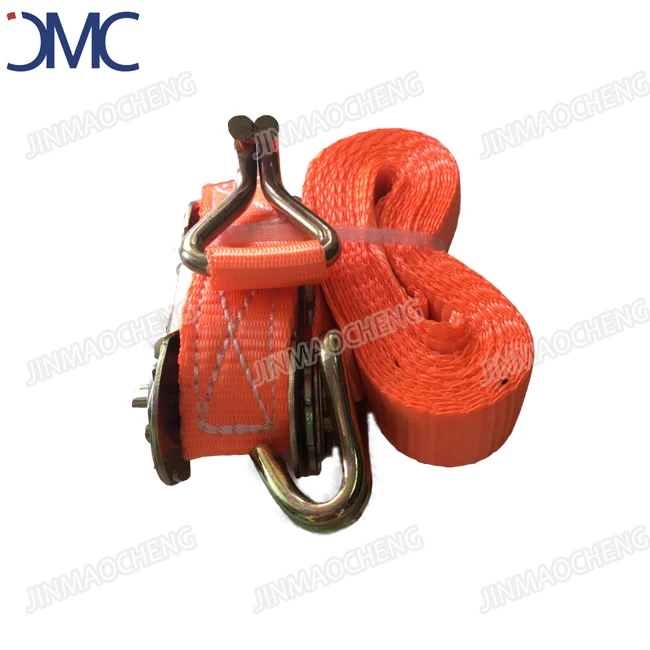 Wholesale 100% Polyester  Retractable Ratchet Tie Down Straps Cargo Lashing Belt China Manufacturer