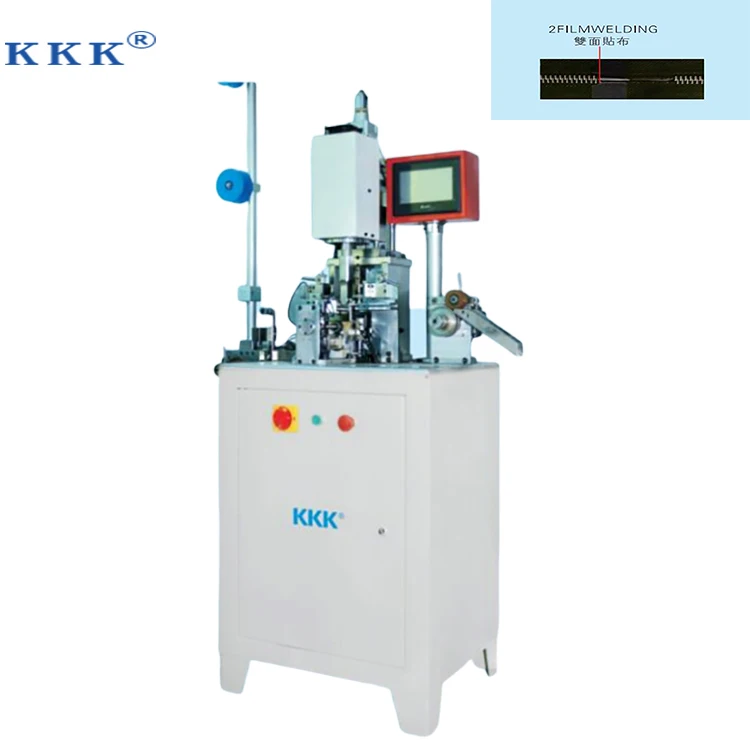 Excellent Quality Zipper Film Sealing Machine Use For Metal Nylon Plastic Zipper Film Sealing Machine