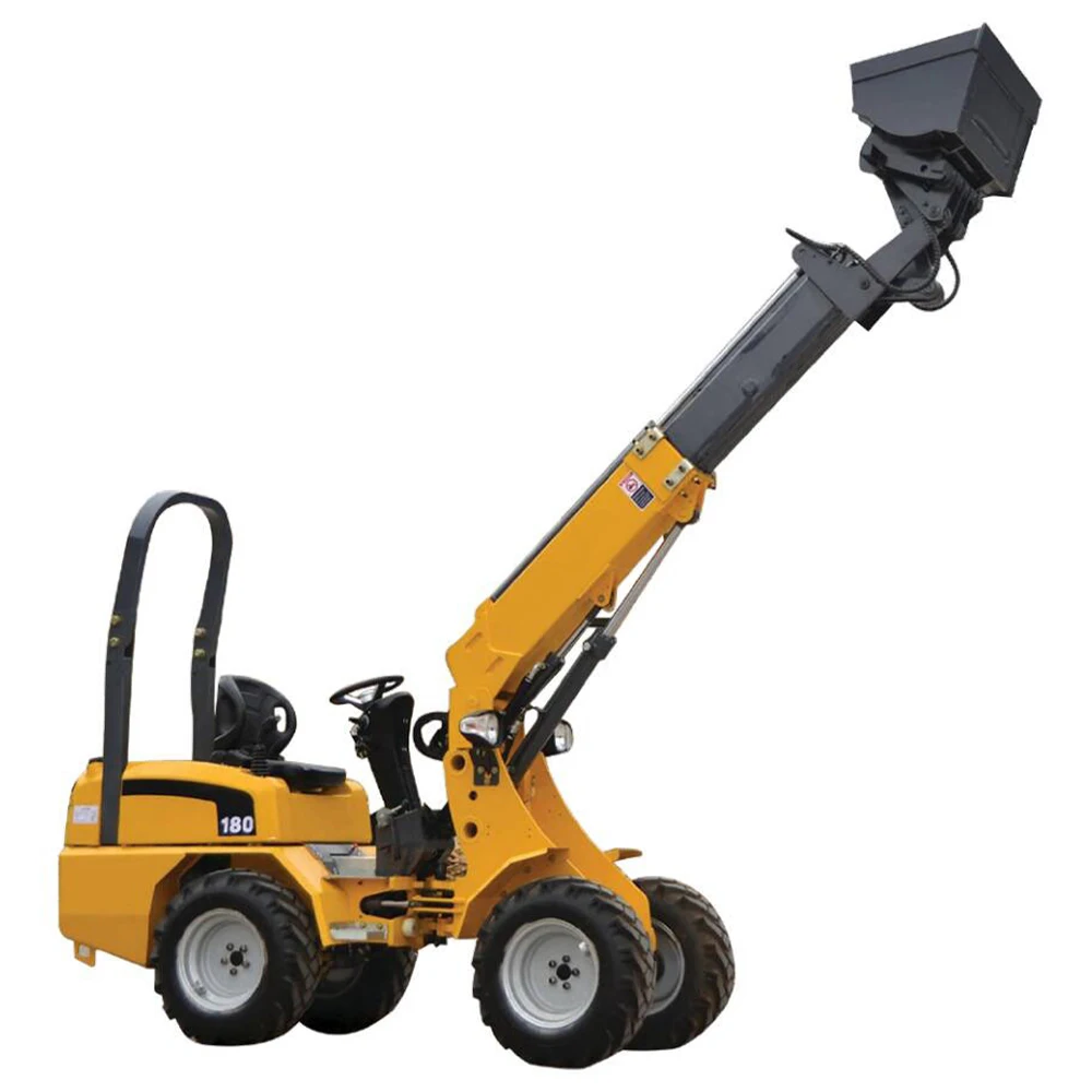 Articulating Mini Loader HT180 Hydrostatic 4WD Wheel Loader Hoflader for sale