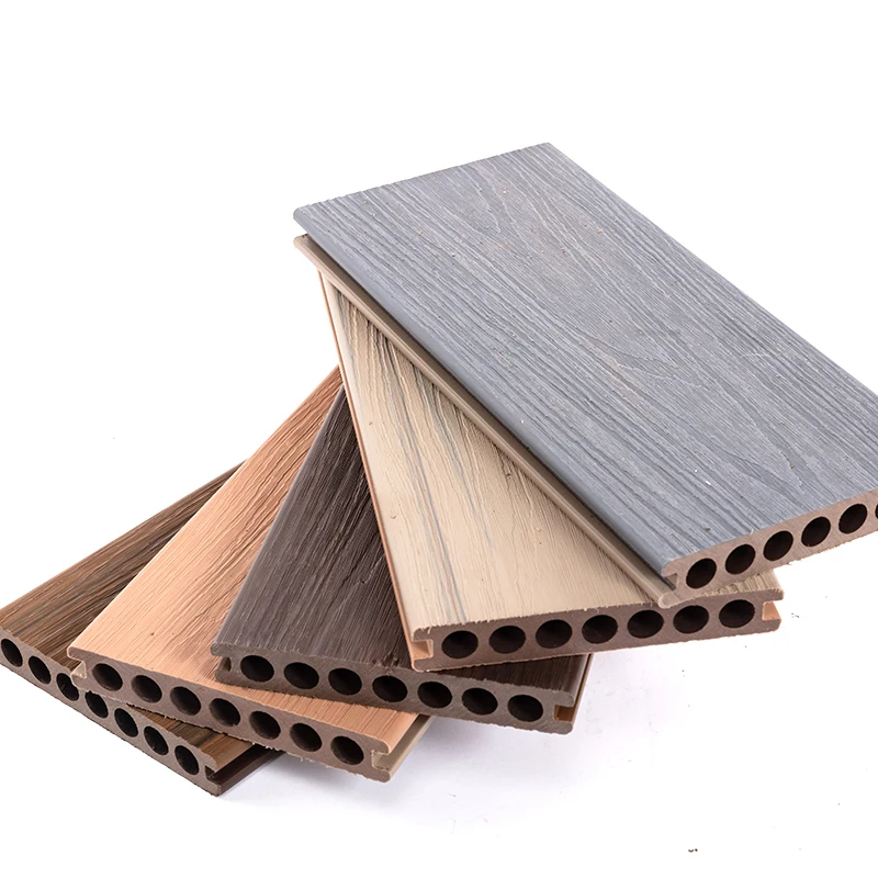 Outdoor Wood Plastic Flooring Terrace Antiseptic Wood Patio Fence Wooden Decoration Waterproof Wpc Flooring