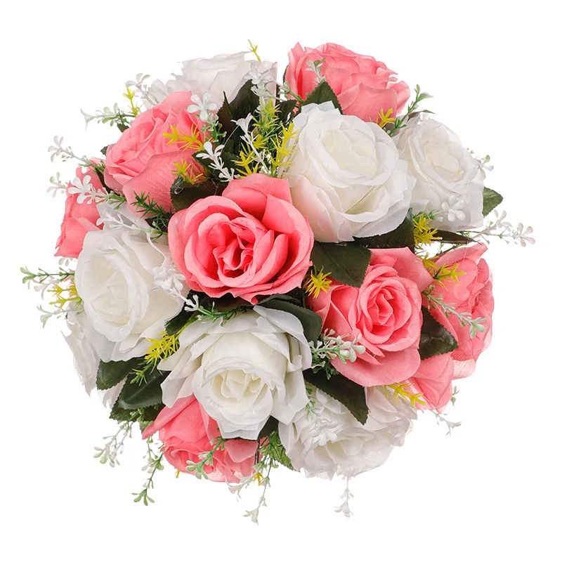 SEASON Hot Sale Silk Flowers Ball Wedding Table Centerpieces Wholesale Artificial Rose Flower Ball for Wedding Event Decor