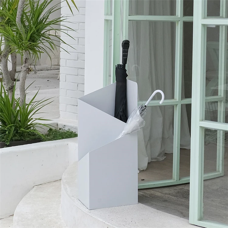 Excellent Quality Movable Acrylic Umbrella Stand Rectangular Sturdy Indoor Umbrella Holder