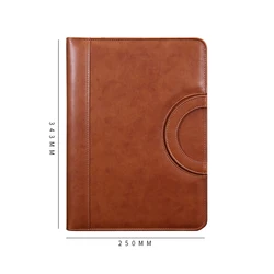 Черный рекламный хит продаж Amazon многофункциональный деловой портфель из искусственной кожи на молнии коричневый роскошный портфель