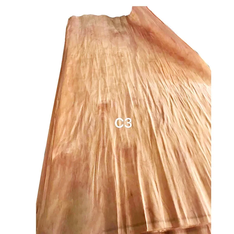 Fast Delivery  0.30Mm White Face Veneer Engineered Wood Veneer Dark Gurjan Face Veneer