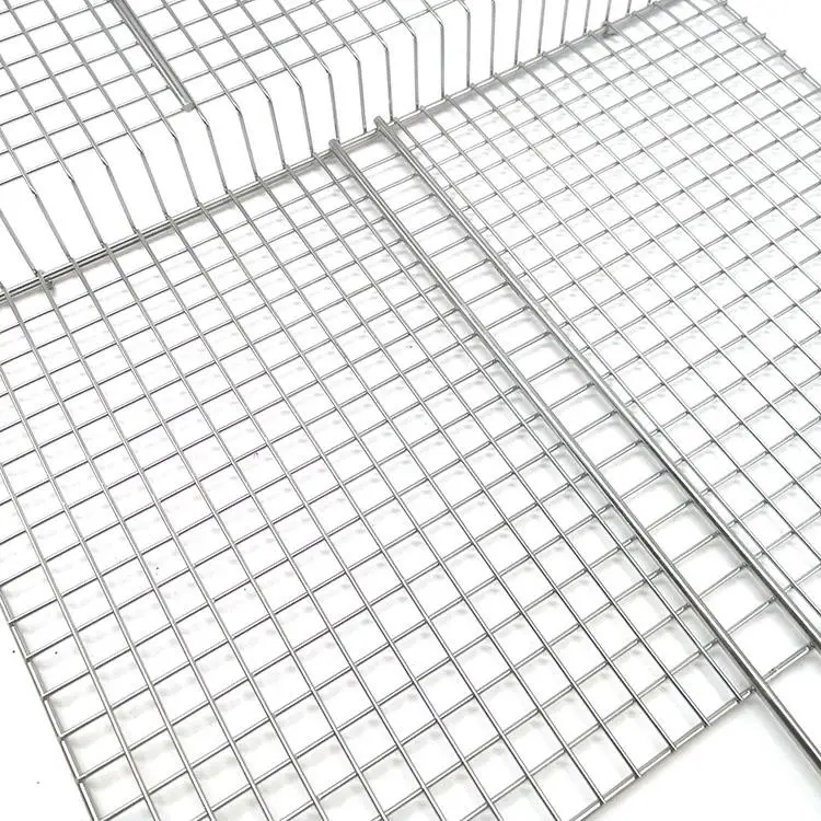 Grill Basket Extra Large Grill Accessories Gifts for Men Fish Grilling Basket Barbecue BBQ Rack with Wooden Detachable Handle