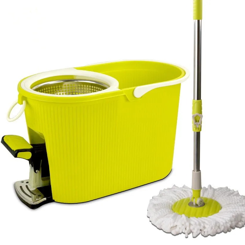 easy clean magic foot pedal 360 spin rotating mop and bucket set for household Floor Cleaning