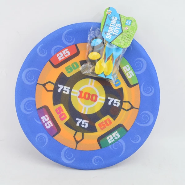 Забавные игрушки Amazon flying disc и dartboard game 2 в 1 материал ткани с шариком летние