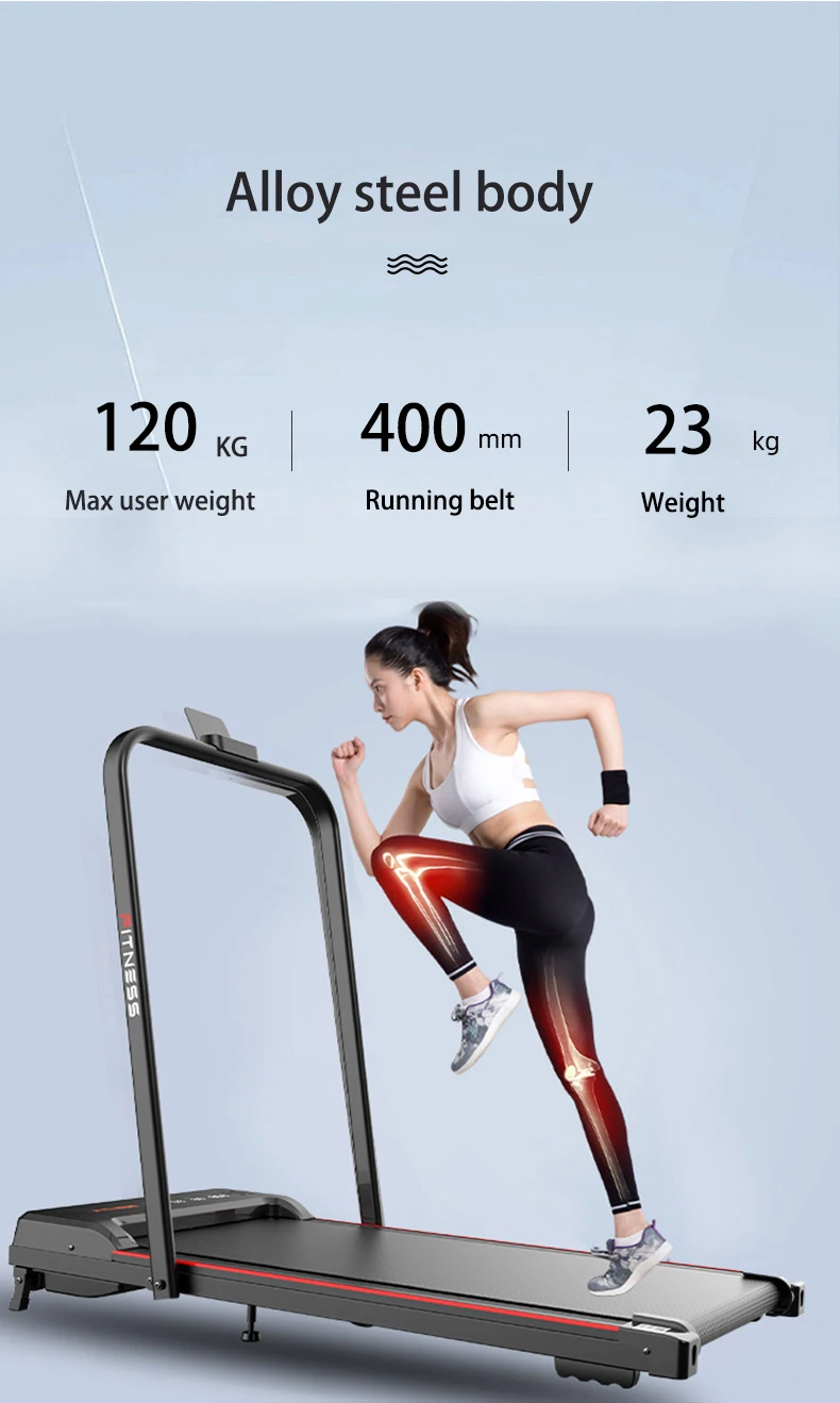 Wanduo home use wholesale fitness electric cheap indoor foldable walking pad treadmill