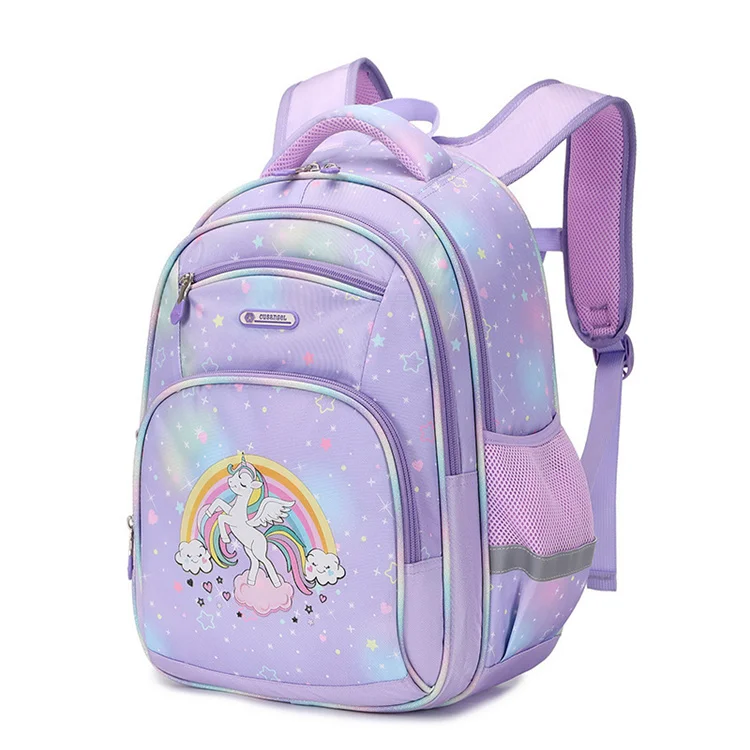 Unicorn Backpack 2023 Recycled Waterproof Girls School Bag Set Kids Bagpack Children School Backpack Rucksack Backpack Bag