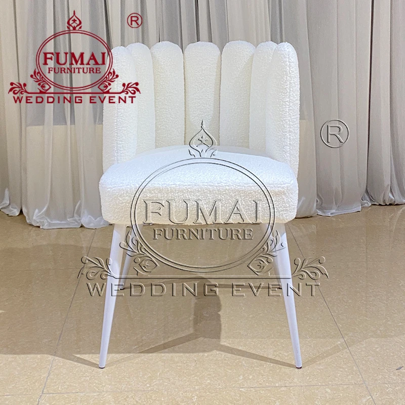 2024 Foshan Chaise De Ceremony White Wedding Chairs White