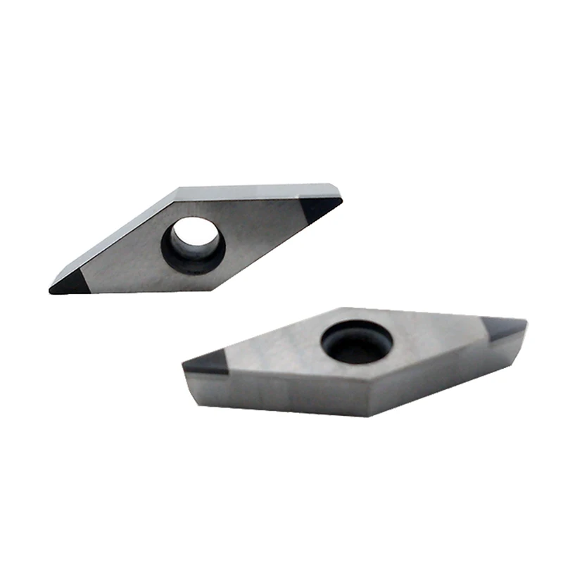 High Gloss Cnc Diamond Cbn Insert Vbgw Vbmt Vbgt Pcd Turning Inserts used For Aluminum Brass