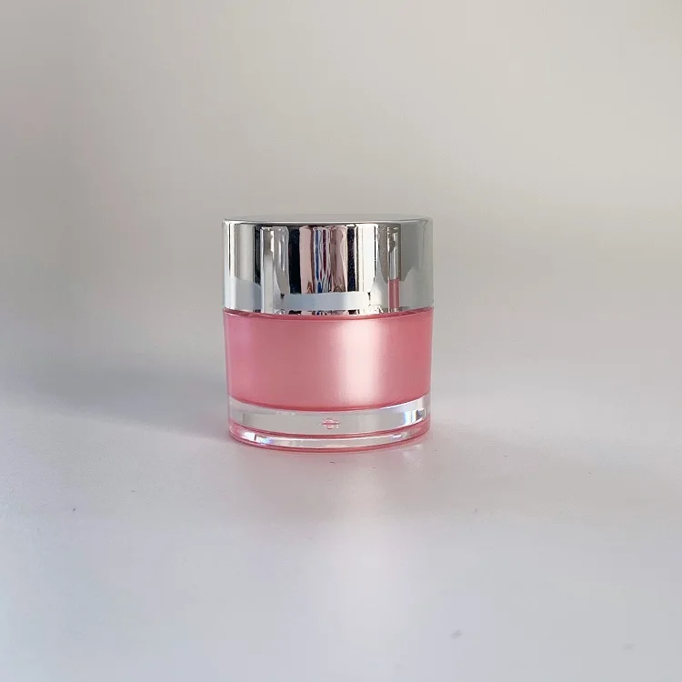 5g 10g 30g 50g empty pink beauty acrylic pot face cream jar plastic lotion bottles for cosmetic packing