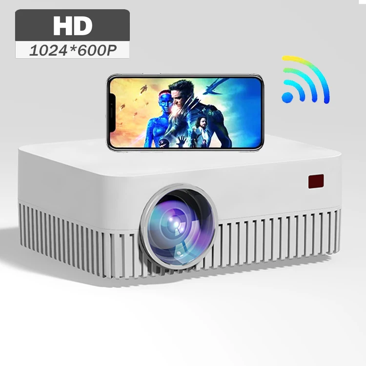 1.Android Version Full HD 1080P Projector Ray 403 WiFi LED 2K 4K Video Movie Smart Projector Built in YOUTUBE