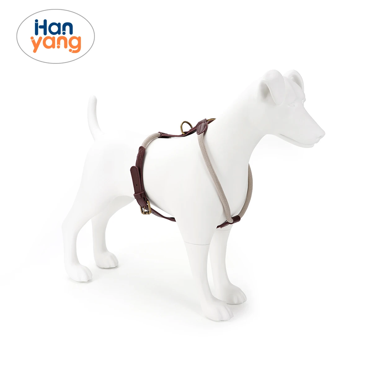 HanYang OEM Custom No Pull Dog Harness Nylon Vest L-Shaped Adjustable Easy Pet Harness for Small Medium Large Breeds