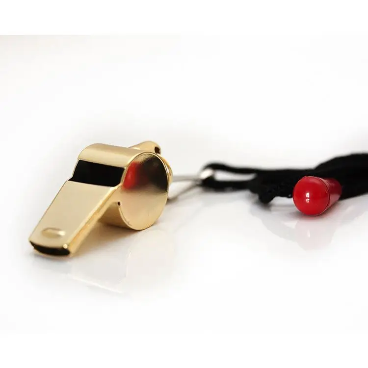 3D MAX Extra Loud Whistle with Lanyard Metal Sports Whistle Stainless Steel Whistle for referees