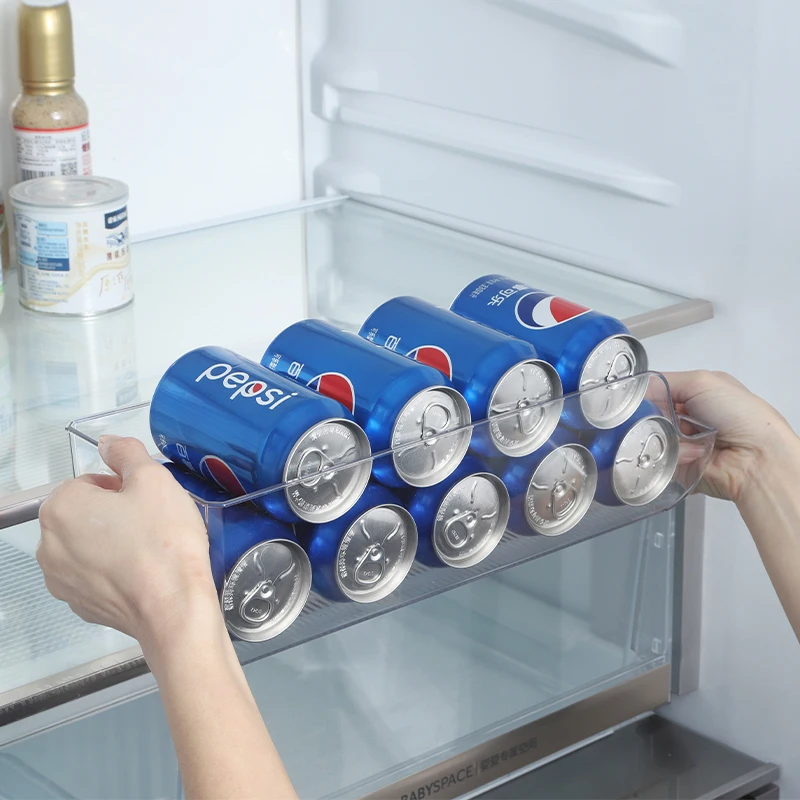 CY Clear Vegetable Food Refrigerator Drink Storage Box Acrylic Organizer Kitchen Plastic Refrigerator Organizer Bins