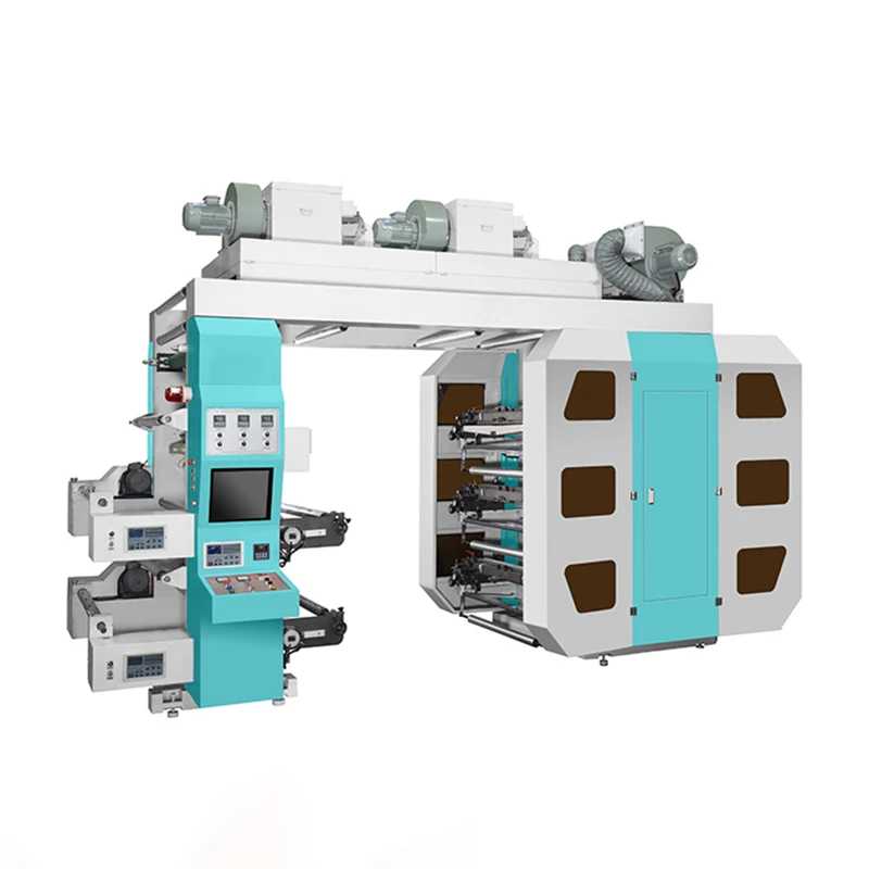 [JT-YTC41000]CE Certificate Automatic Roll Nonwoven Fabric 4 Color High Speed Plastic Ci Flexo Printing Machine