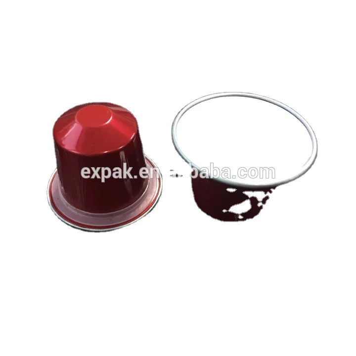 china manufacturer nes capsule coffee powder aluminum pod