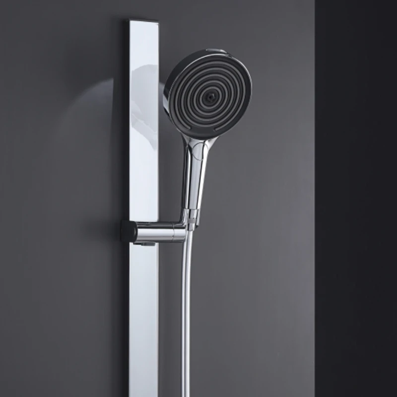 High End Thermostat Shower Set Bathtub Brass Bathroom Shower System Hot And Cold Mixing Faucet Sets