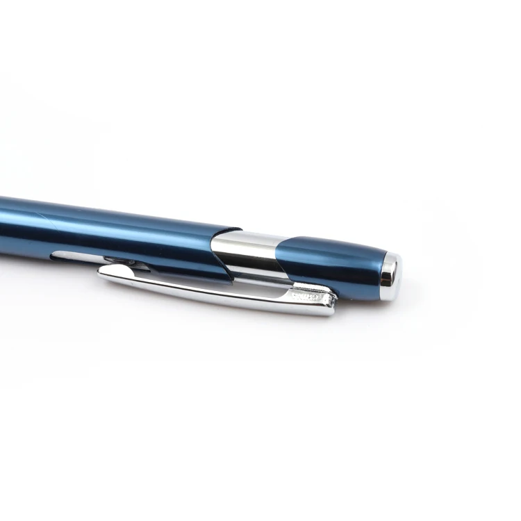
Best metallic promotion click metal ballpoint luxury aluminum pen with custom logo printed 
