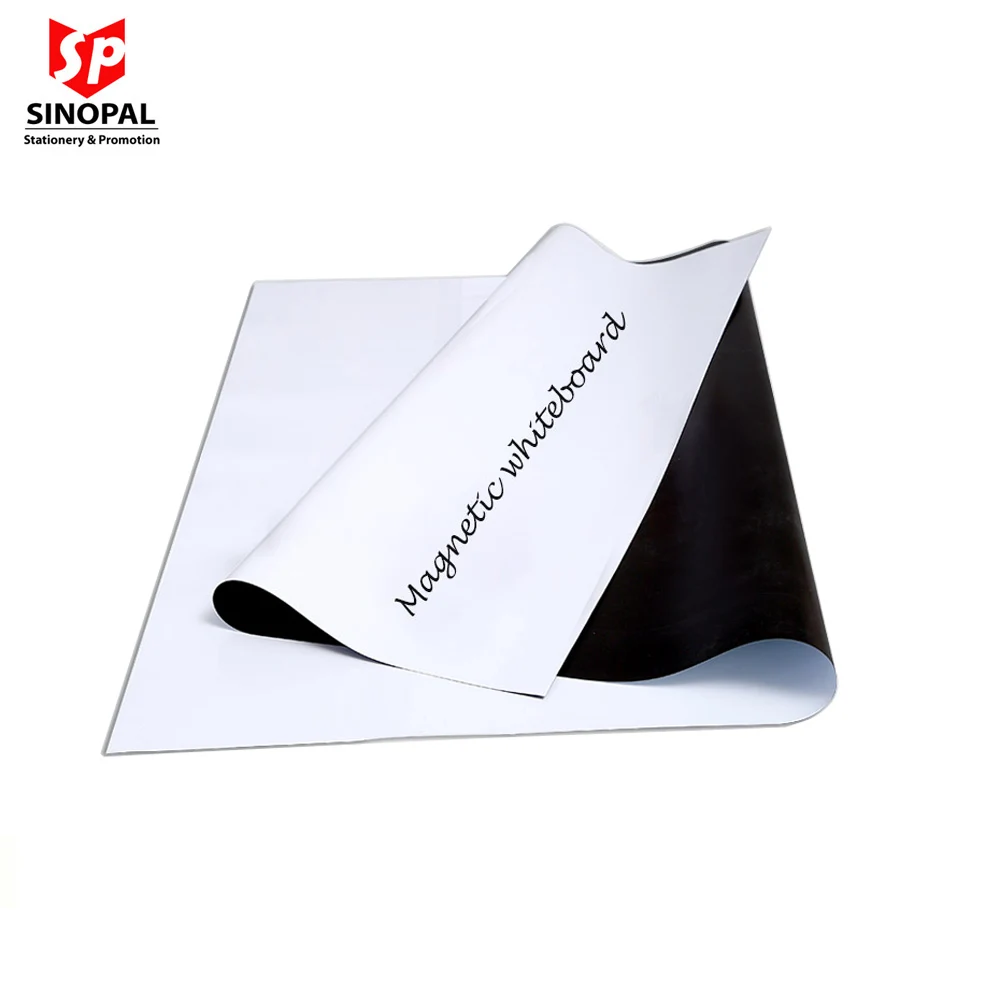 Hot sell flexible magnetic whiteboard sheet suitable  for fridge and metal surface