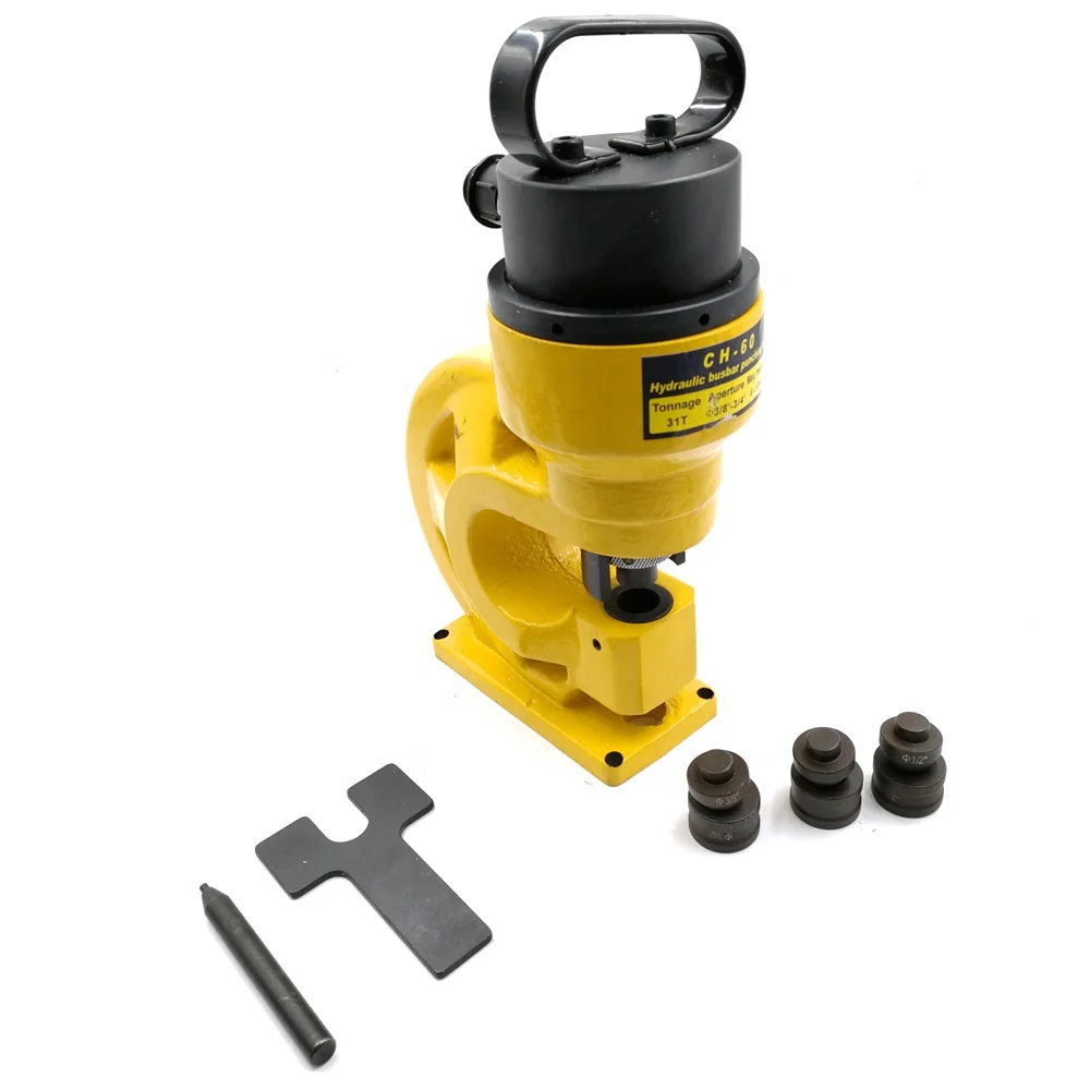 Copper Bus bar hydraulic tool CH-60 Hand Busbar Punch Machine