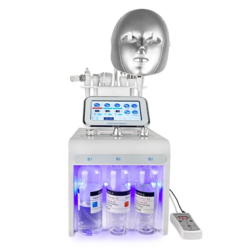 8 In 1 Portable Hydro Oxygen Dermabrasion Facial Aqua Peeling Face Lift Anti-Wrinkle Microdermabrasion Machine For Sale