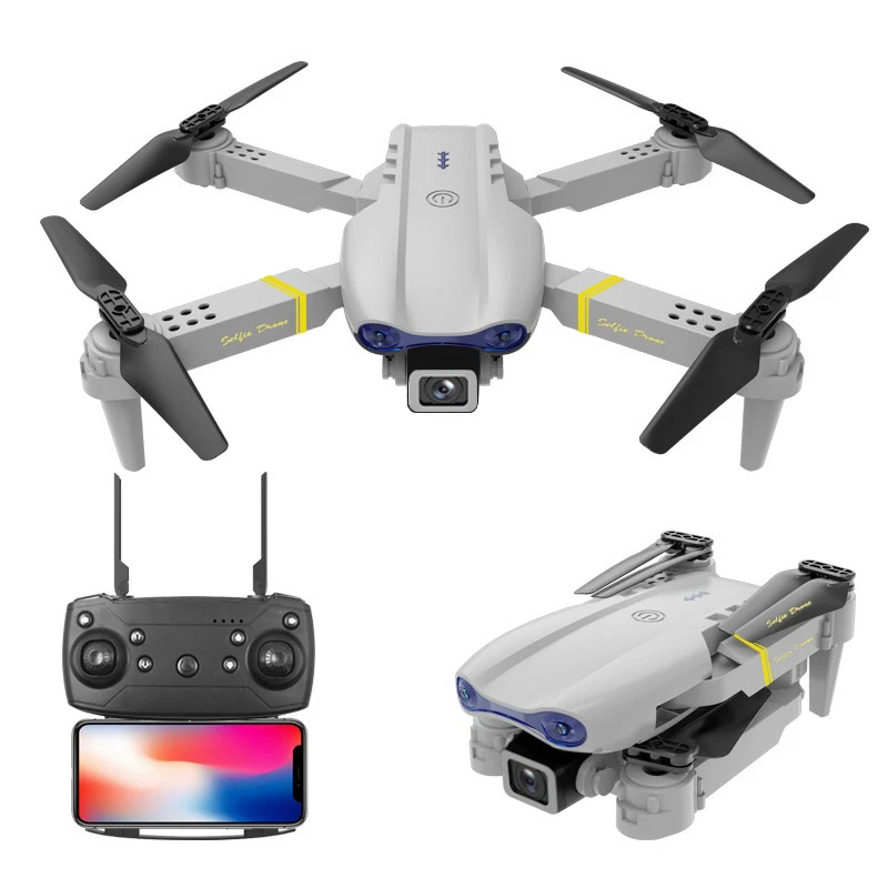 2021 New E99 PRO RC Drone 4K HD Dual Camera GPS WiFi FPV Foldable Quadcopter With Camera Headless E99 Drone