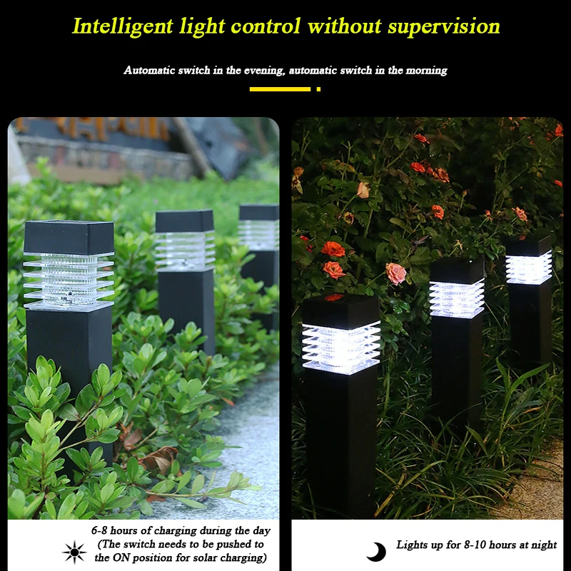 Solar Garden Garden Landscape Outdoor Light Lawn Night Light Home Yard Layout Waterproof Decorative Lawn Lamp