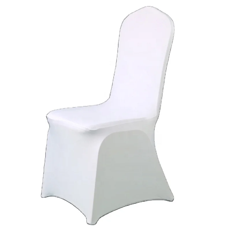 
Cheap Price White High Stretch Polyester Wedding Spandex Chair Covers for Banquet Party 