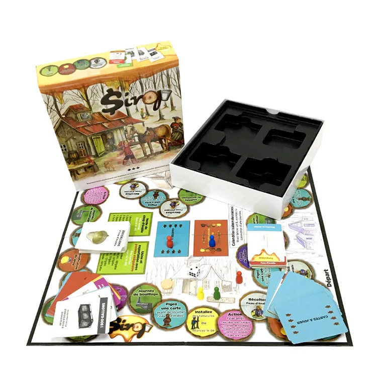 Custom playing card card game board game