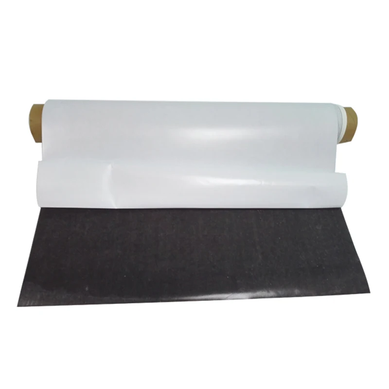 Adhesive faced rubber magnet sheet with indoor adhesive 610mm  0.5mm thickness magnetic sheet with glue magnetic sticker