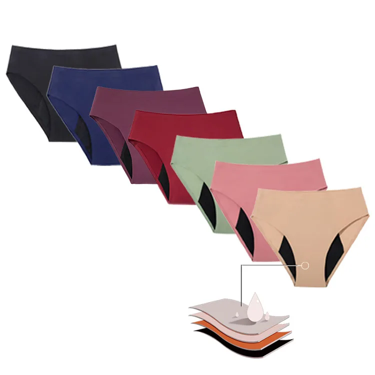 HQSLP period panties heavy flow menstrual organic  period panties invisible period underwear