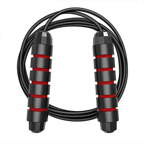 Adjustable PVC Speed Jump Rope Gym Workout Equipment-Steel Wire Bearing Fitness Speed Skipping Rope