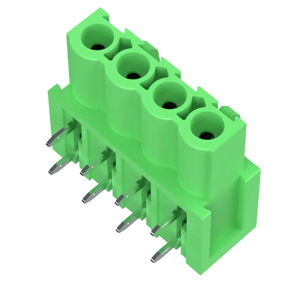 Electric connector 5.0mm pitch female 90 degree Pluggable Terminal Block on PCB
