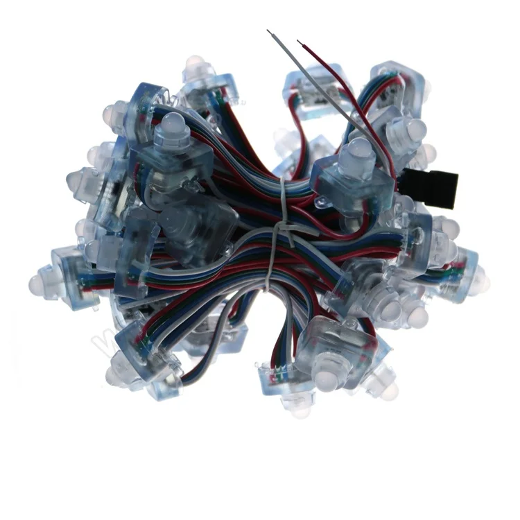 5 в 12 В мм квадратный UCS1903 GS8206 DMX программируемый полноцветный наружный rgb светодиодный