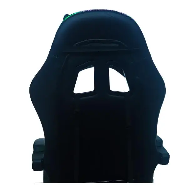 Factory wholesale leather LED light RGB gaming chair racing office massage gamer chair adjustable swivel  gas lift