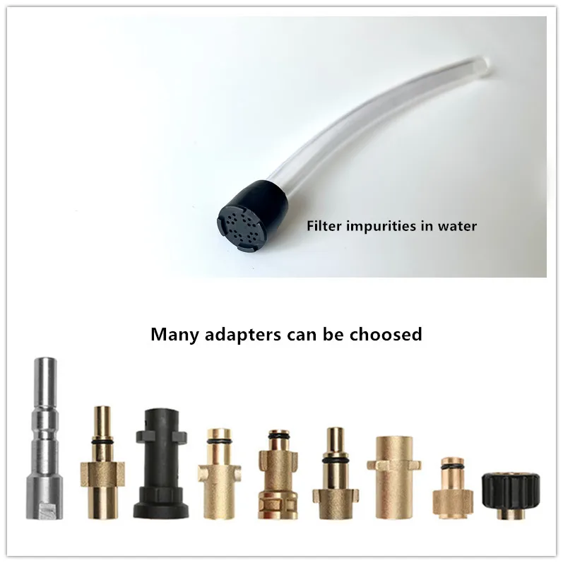 High Pressure Soap Foamer Snow Foam Lance Foam Cannon Gun Nozzle Car Clean  trigger sprayer foam generator for Karchere Car Wash