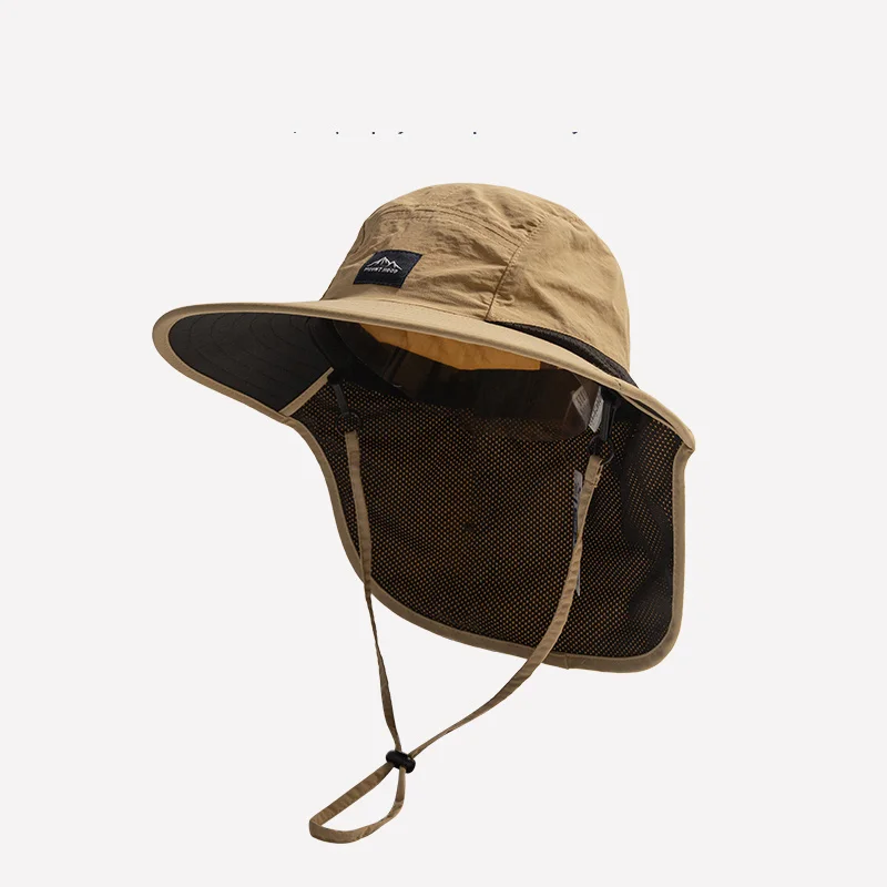 Thin Western Denim Style Sunscreen Hat for Men Children Foldable for Outdoor Activities Cycling Mountaineering Camping Fishing