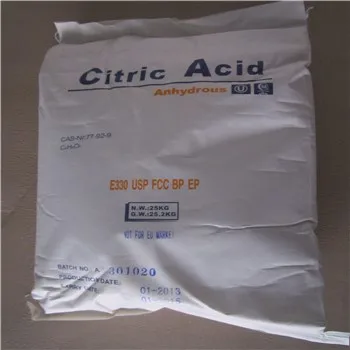 
Citric Acid Anhydrous/C6H8O7/77-92-9 