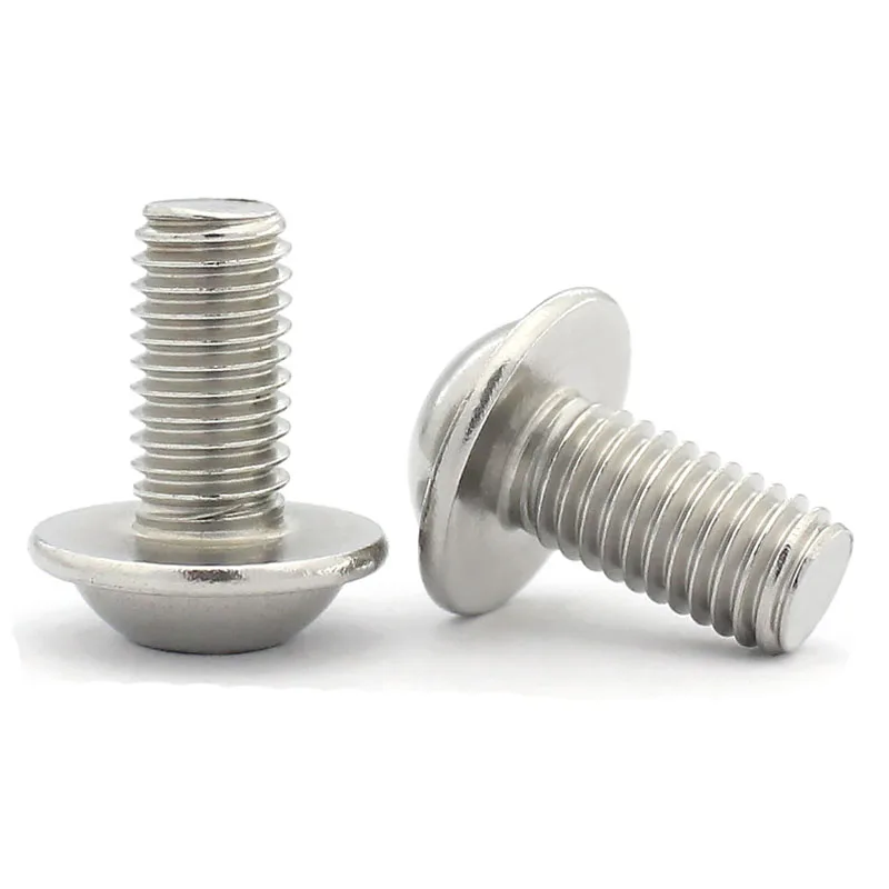 ISO7380.2 Stainless Steel 304 Button Wafer Hex Socket Head Screw  With Washer Collar Screws Bolt