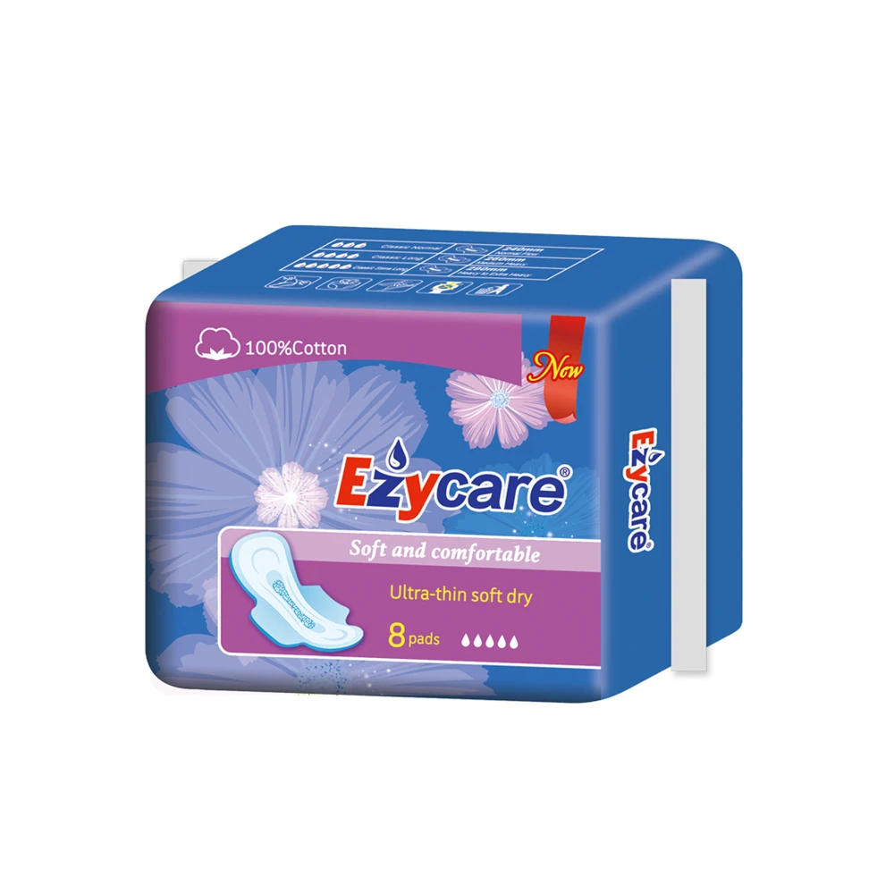 OEM/ODM Anion Sanitary Pads Dispoable Organic Cotton Sanitary Pads For Women Sanitary Napkins