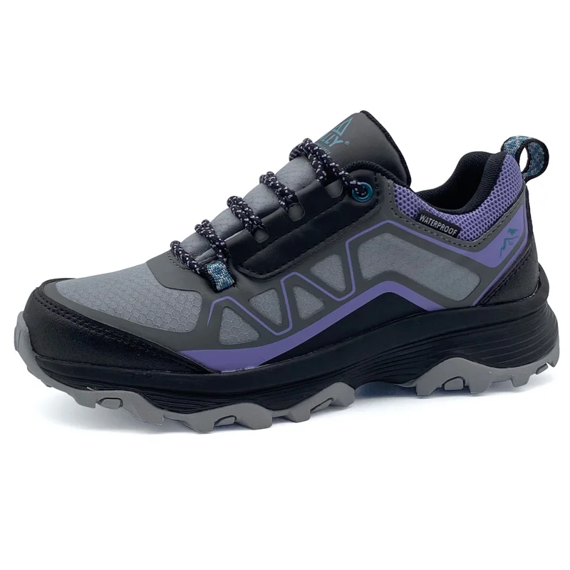 Custom OEM ODM Low MOQ Women Outdoor Shoes Hiking Shoes Waterproof Durable Anti-slip