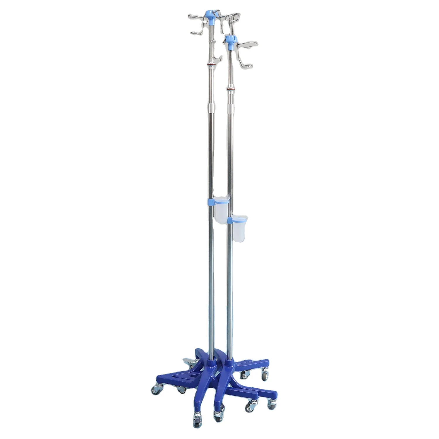 Portable Medical Telescopic tripod IV pole stand adjustable Infusion stand convenient and durable drip stand