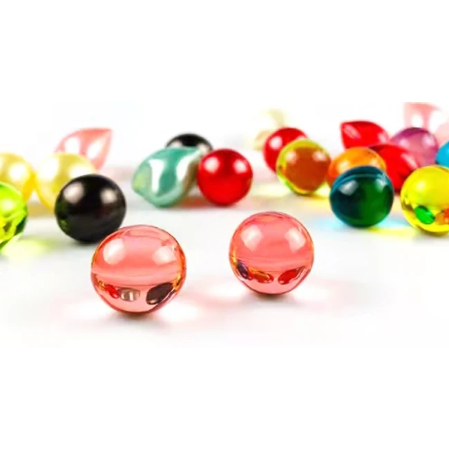 Wholesale OEM 4g White Round Bath Oil Pearls Jasmine Fragrance SPA 200pcs/lot Different Shape Bath Oil Pearls