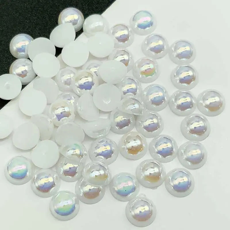 2mm3mm4mm5mm6mm8mm10mm12mm available now ABS Flat Back Loose Pearl Ready to Ship
