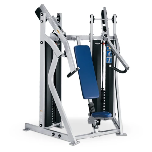 Kingace Double Pin Loaded Sport Workout Gym Equipment Incline Chest Press Machine With Weight Plates