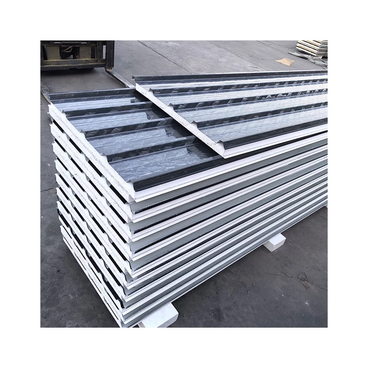 Fabricate And Mould EPS Red Foam Fireproof 25mm 6mm Sandwich Refrigerated Truck Insulated Panel Price 45 mm for container house