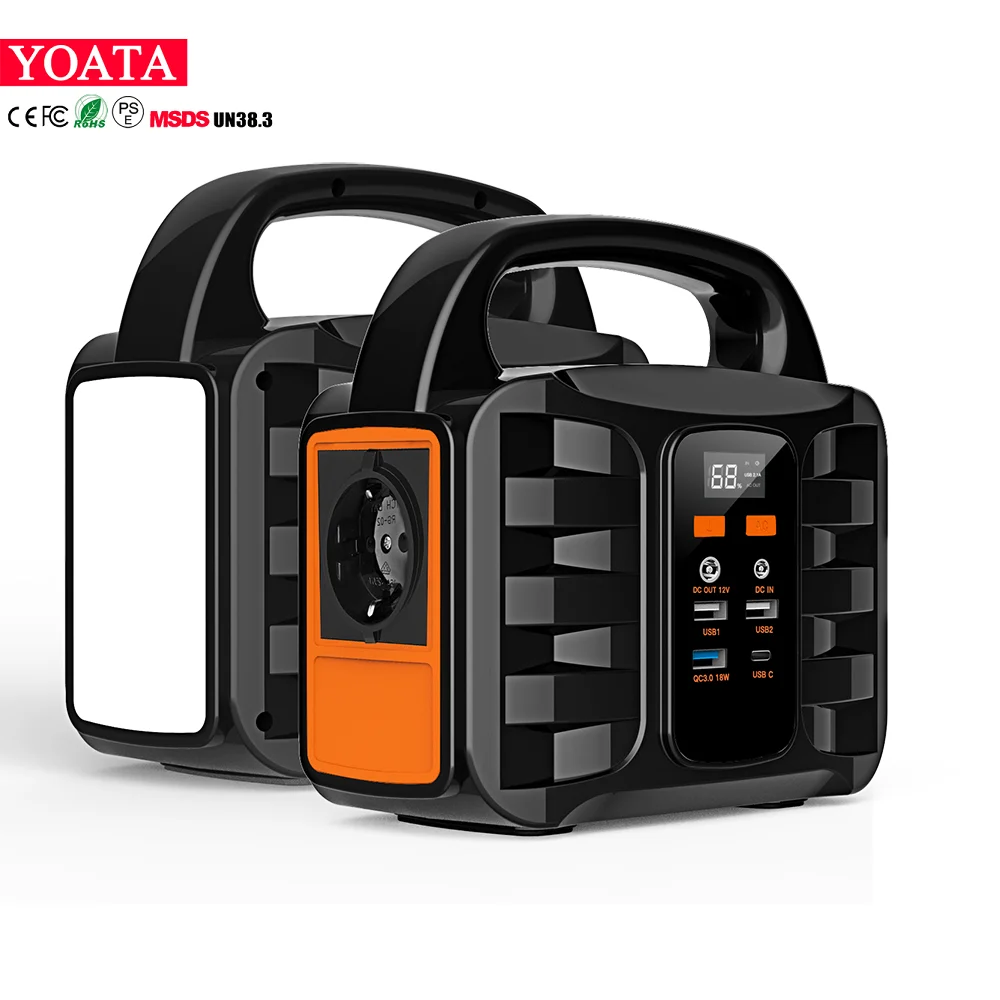 42000mAh 3S7P 3.7V 155wh Solar  Portable Power Bank Station Charger EU Standard For Outdoor CE,FCC,PSE,UN38.3,MSDS