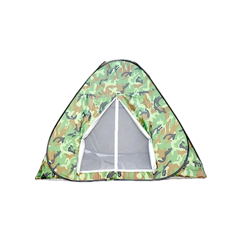 Pop Up Tent For 3-4 People Camo Camping Tent Waterproof Instant Outdoor Belt Bag Portable Square Hiking Tent